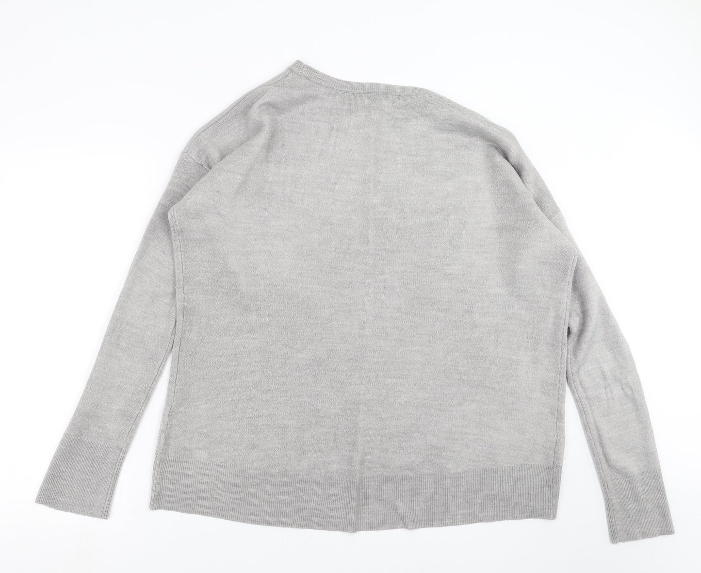 Primark Womens Grey  Knit Pullover Jumper Size L