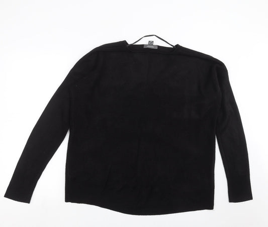 Primark Womens Black  Knit Pullover Jumper Size L