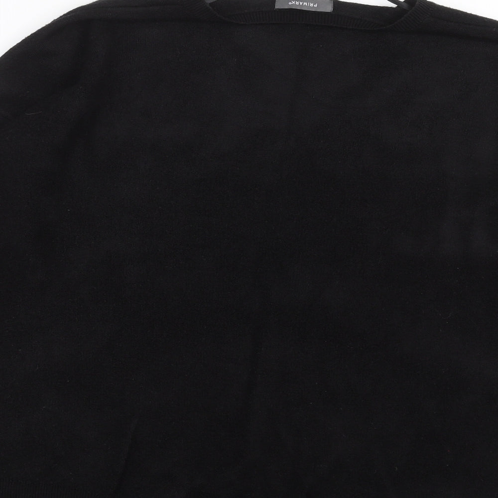 Primark Womens Black  Knit Pullover Jumper Size L