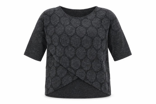 Womens UK Size L QED London Grey Pullover Jumper