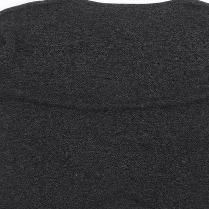 Womens UK Size L QED London Grey Pullover Jumper