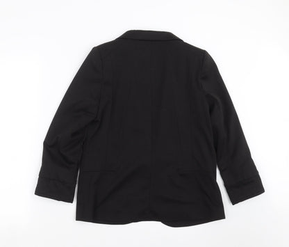 Wallis Womens Black   Jacket Blazer Size 10