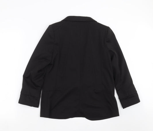 Wallis Womens Black   Jacket Blazer Size 10
