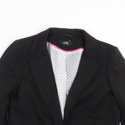 Wallis Womens Black   Jacket Blazer Size 10