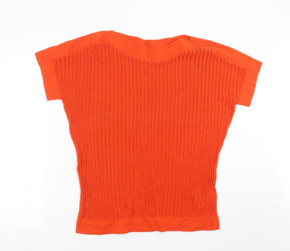 Womens UK Size S BPC Orange Pullover Jumper