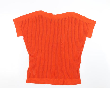 Womens UK Size S BPC Orange Pullover Jumper