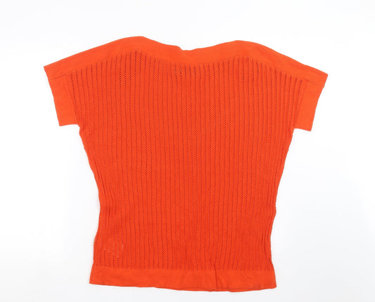 Womens UK Size S BPC Orange Pullover Jumper