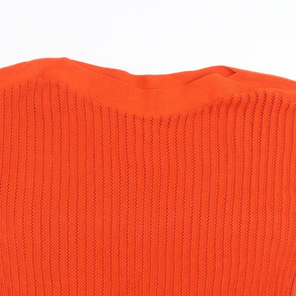 Womens UK Size S BPC Orange Pullover Jumper
