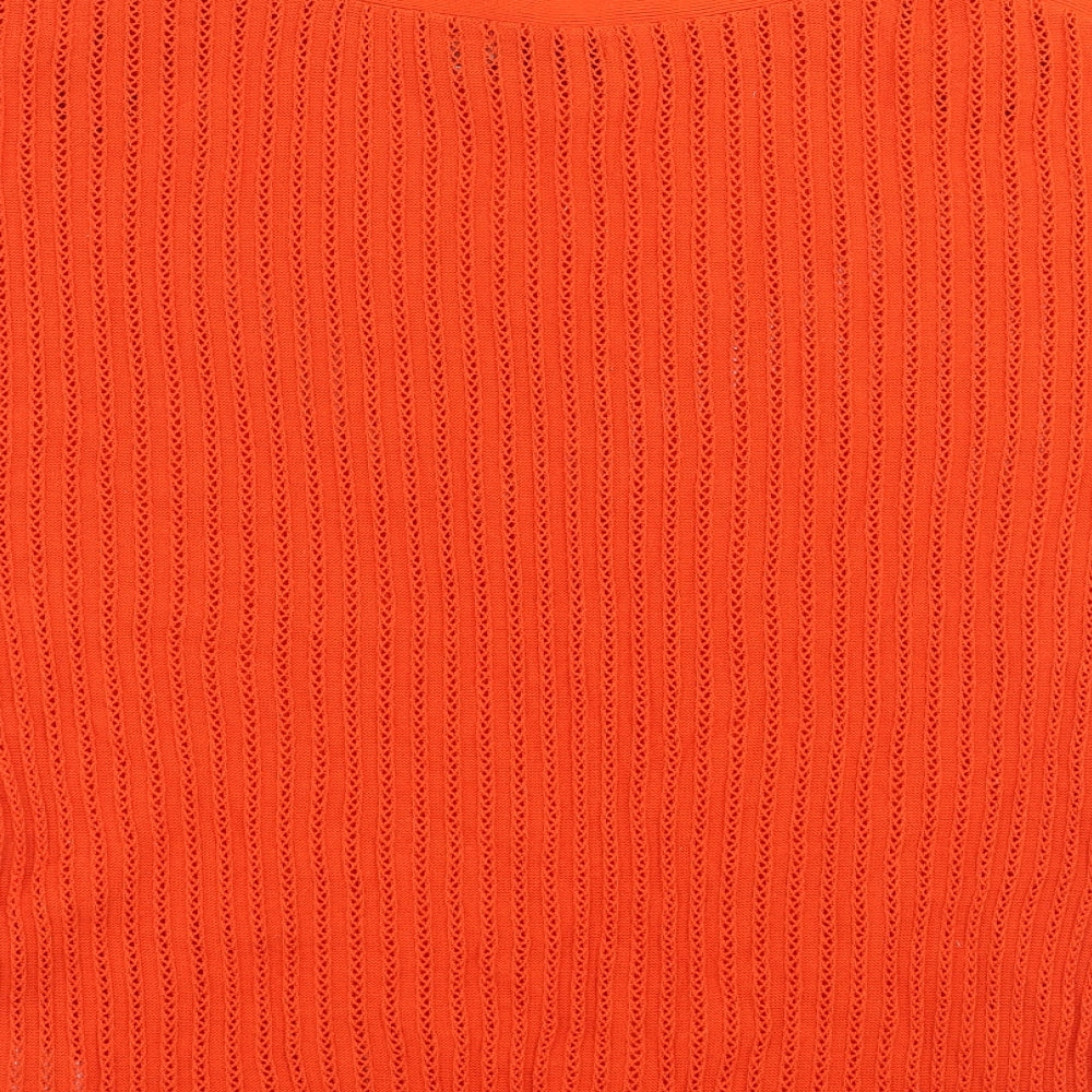 Womens UK Size S BPC Orange Pullover Jumper