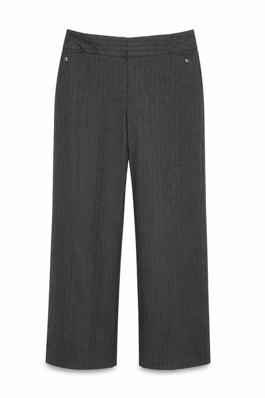 Womens UK Size 12 BHS Regular Fit  Grey Trousers