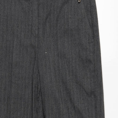 Womens UK Size 12 BHS Regular Fit  Grey Trousers