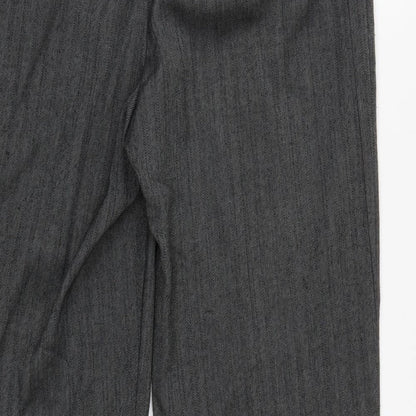 Womens UK Size 12 BHS Regular Fit  Grey Trousers
