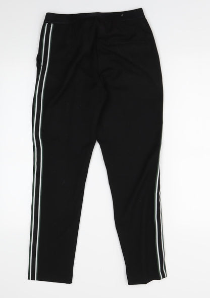 H&M Womens Black   Trousers  Size 8 L26 in