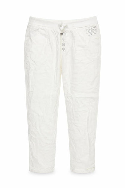 Soccx Womens White   Trousers  Size M L24 in