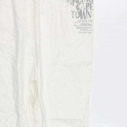 Soccx Womens White   Trousers  Size M L24 in