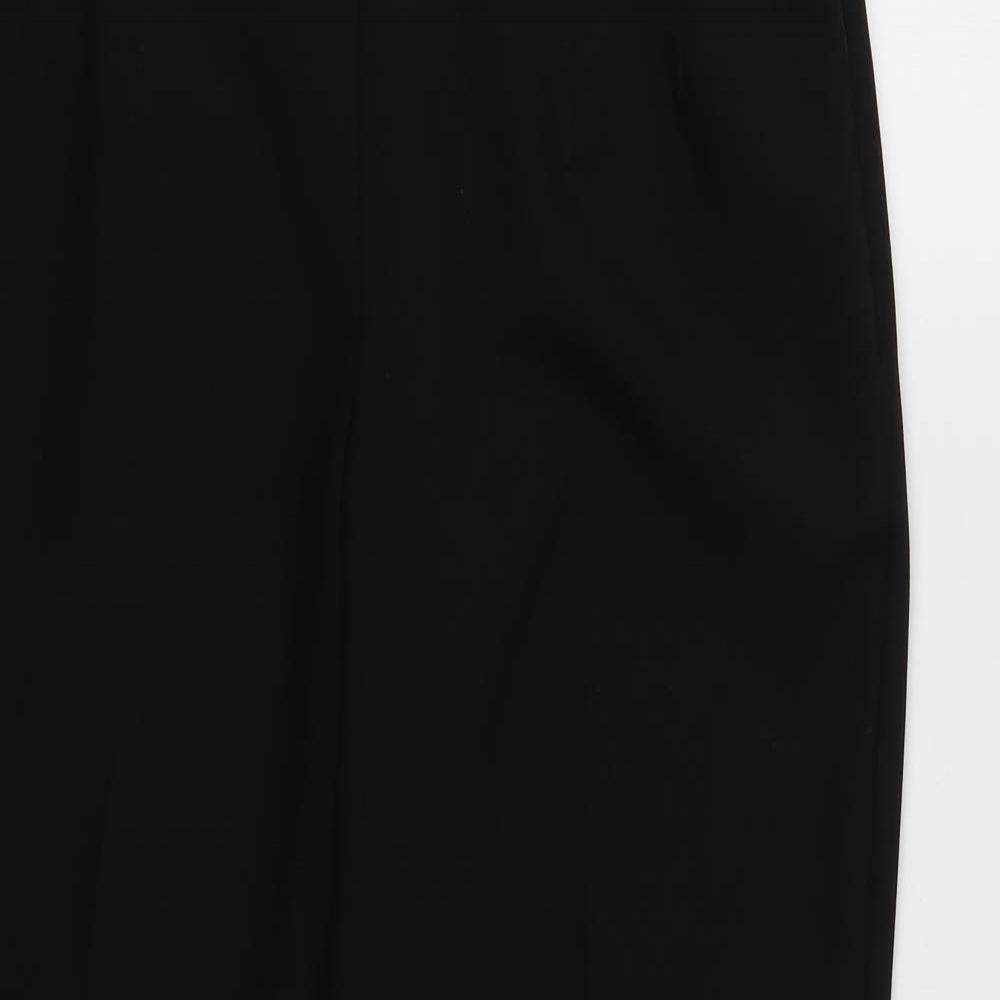 Womens UK Size 12 M&S Regular Fit  Black Trousers
