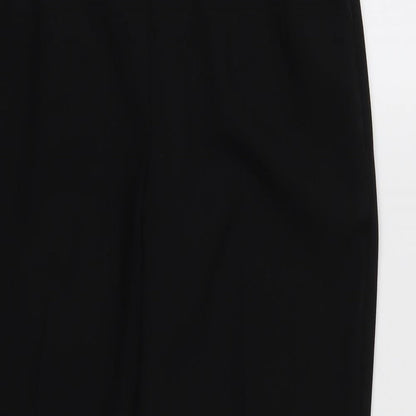 Womens UK Size 12 M&S Regular Fit  Black Trousers
