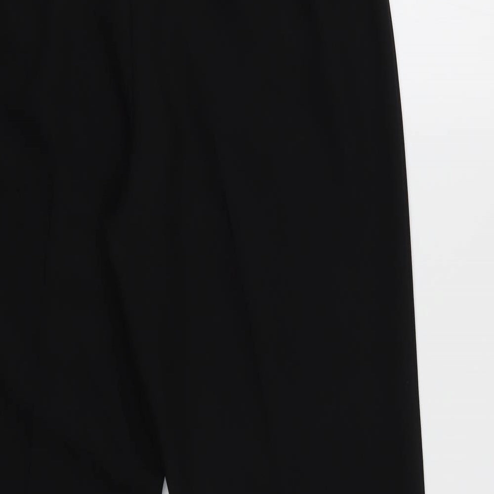 Womens UK Size 12 M&S Regular Fit  Black Trousers