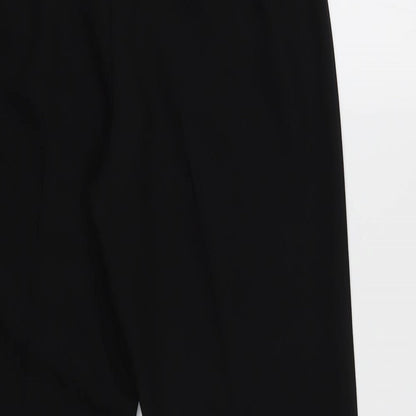 Womens UK Size 12 M&S Regular Fit  Black Trousers