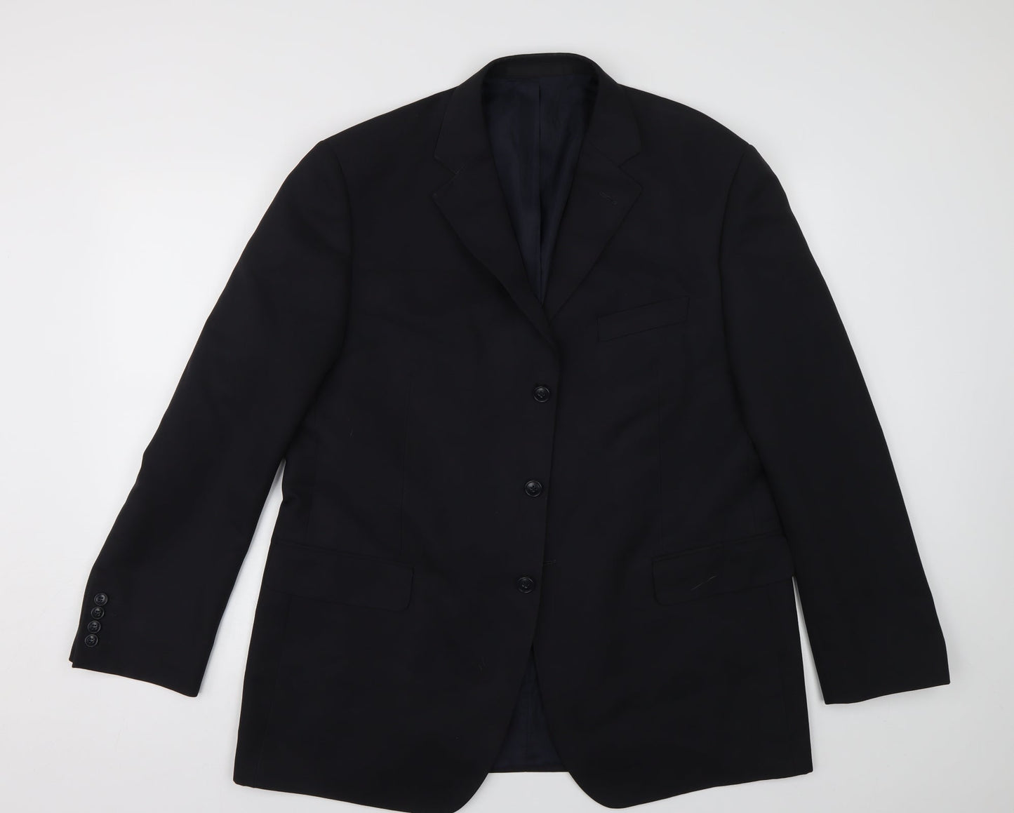 Mens UK Size 44 M&S Regular Blue Suit Jacket