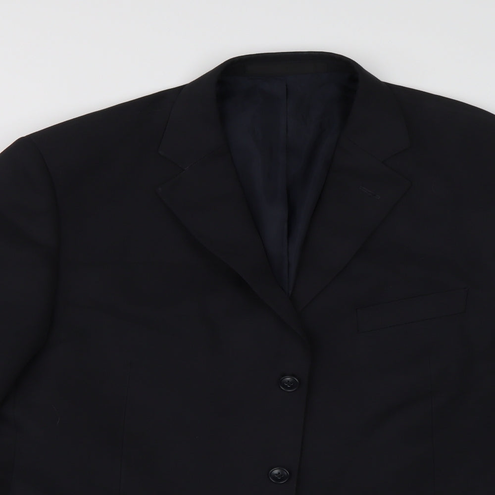 Mens UK Size 44 M&S Regular Blue Suit Jacket