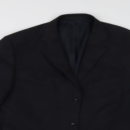 Mens UK Size 44 M&S Regular Blue Suit Jacket