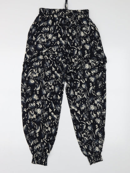 Womens UK Size 10 Preworn Regular Fit Sweatpants Beige Trousers