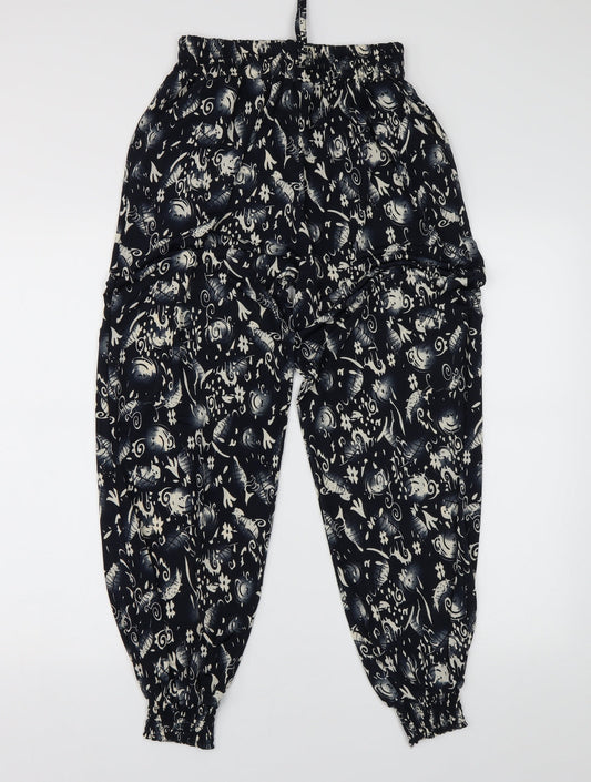 Womens UK Size 10 Preworn Regular Fit Sweatpants Beige Trousers