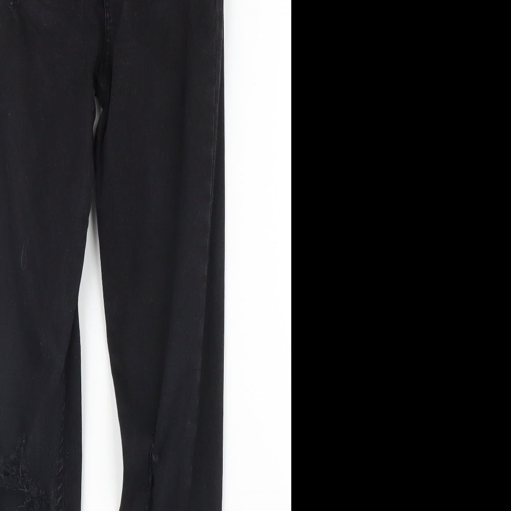 Missguided Womens Black   Skinny Jeans Size 8 L28 in