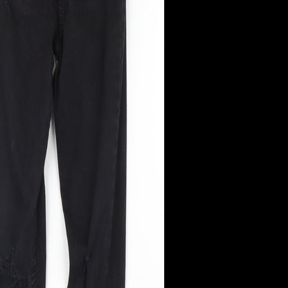 Missguided Womens Black   Skinny Jeans Size 8 L28 in