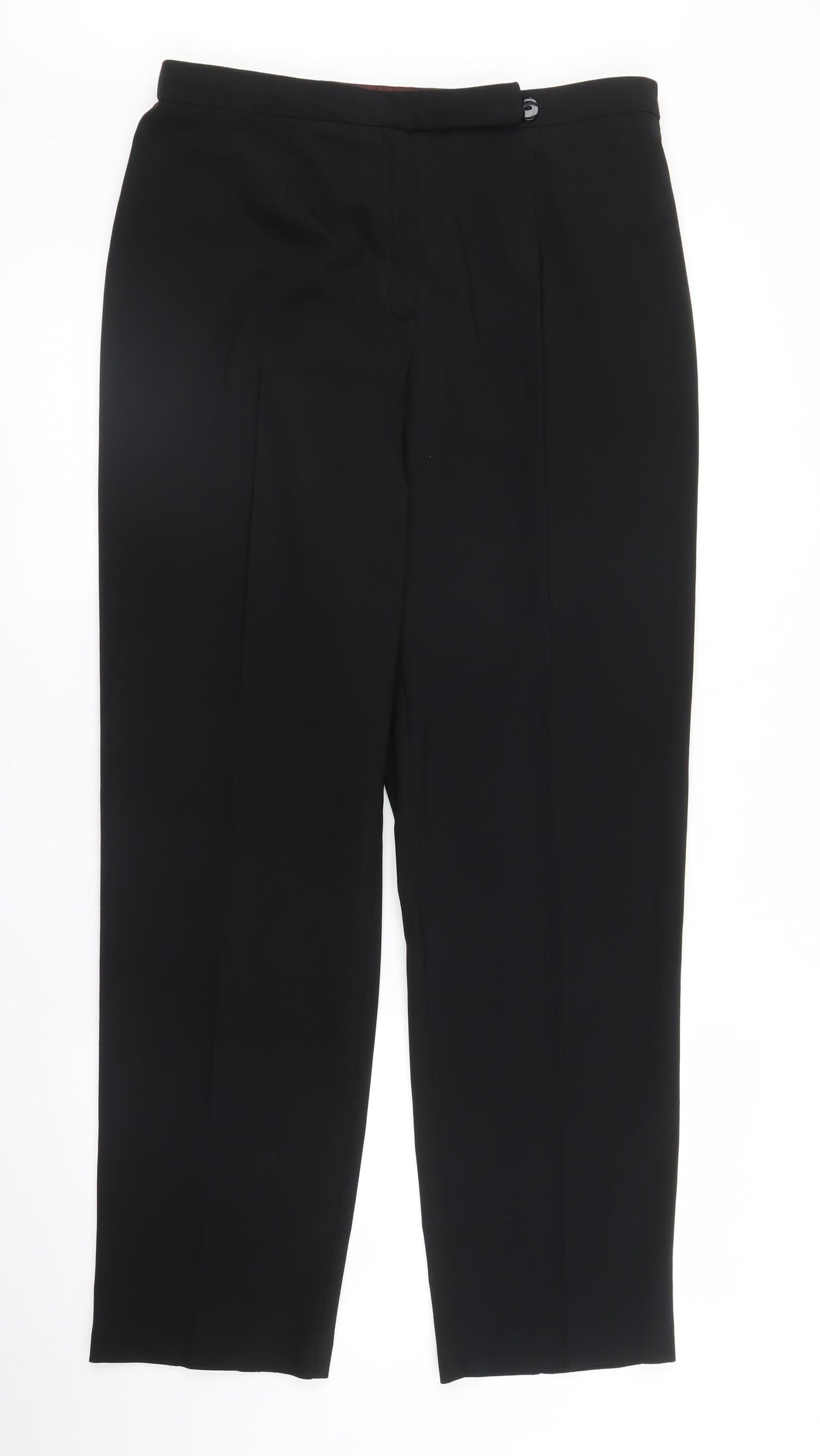 Womens UK Size 32 in Preworn Regular Fit  Black Trousers