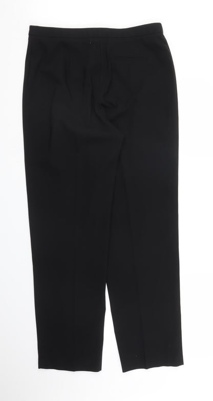 Womens UK Size 32 in Preworn Regular Fit  Black Trousers