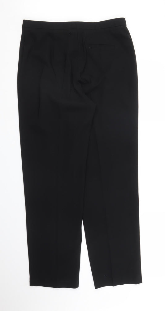 Womens UK Size 32 in Preworn Regular Fit  Black Trousers