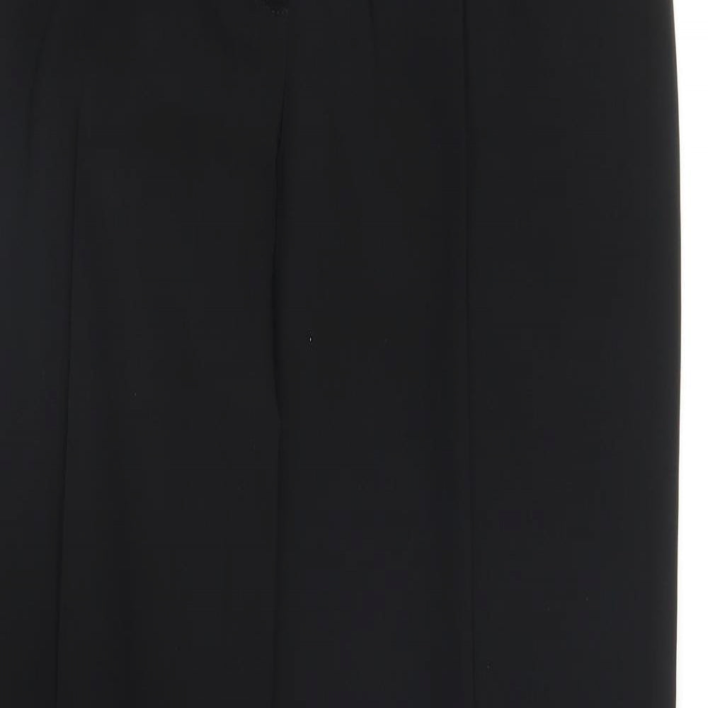 Womens UK Size 32 in Preworn Regular Fit  Black Trousers