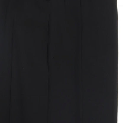 Womens UK Size 32 in Preworn Regular Fit  Black Trousers