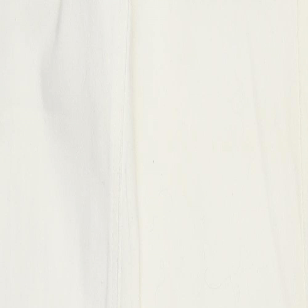 NEXT Womens White  Denim Skinny Jeans Size 10 L28 in