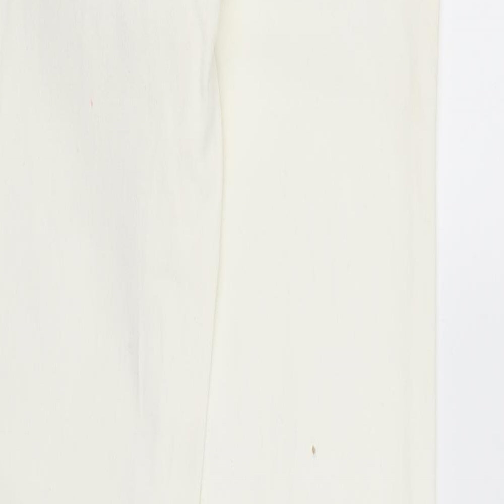 NEXT Womens White  Denim Skinny Jeans Size 10 L28 in