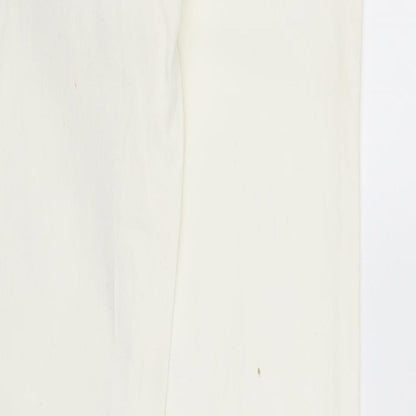 NEXT Womens White  Denim Skinny Jeans Size 10 L28 in