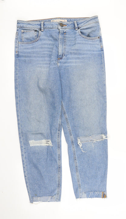 ASOS Mens Blue  Denim Cropped Jeans Size 32 in L28 in