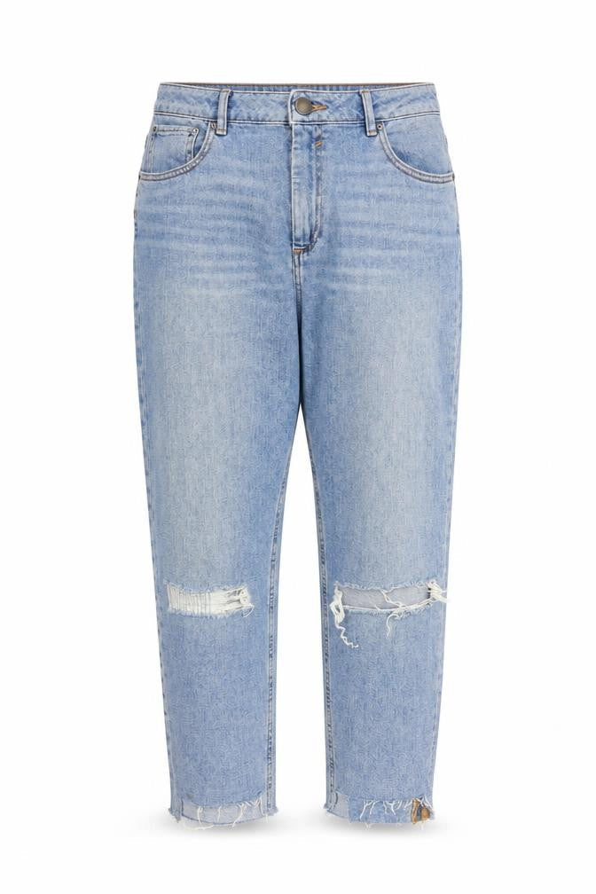 Mens UK Size 32 in ASOS Regular Fit Cropped Blue Jeans