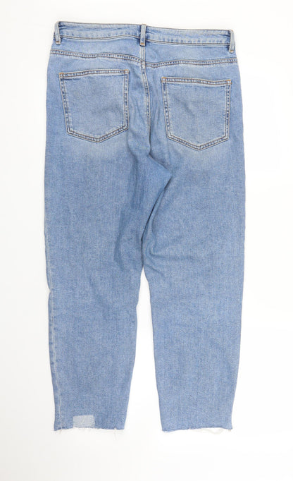 ASOS Mens Blue  Denim Cropped Jeans Size 32 in L28 in