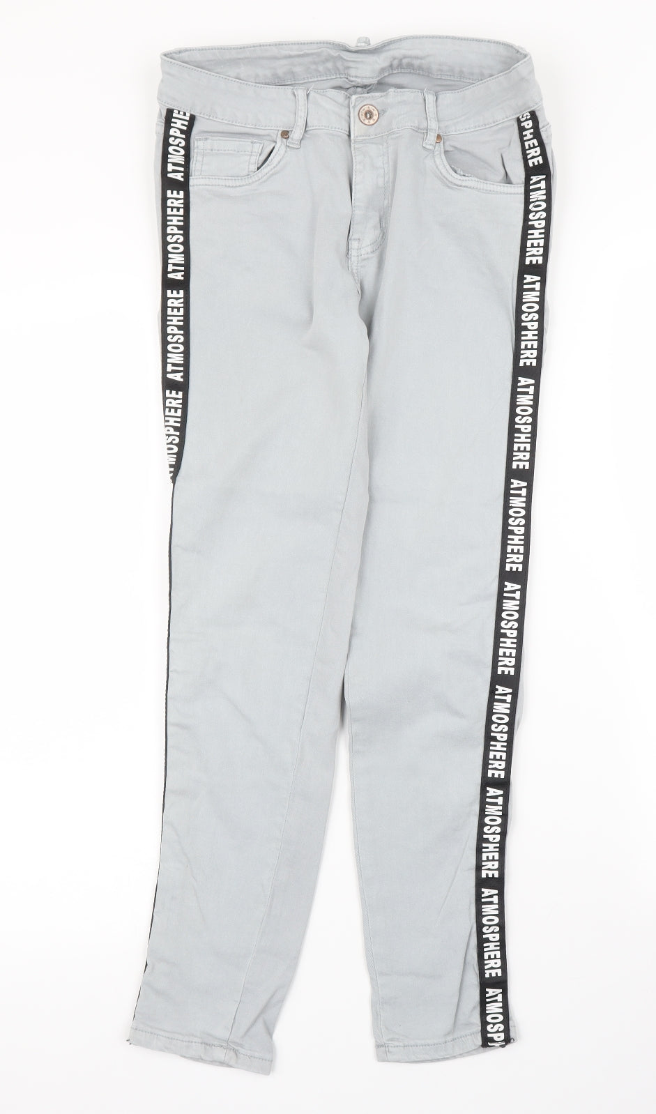 Primark Womens Grey   Skinny Jeans Size XS L27 in