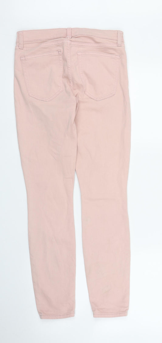 Gap Womens Pink  Denim Skinny Jeans Size 25 in L27 in