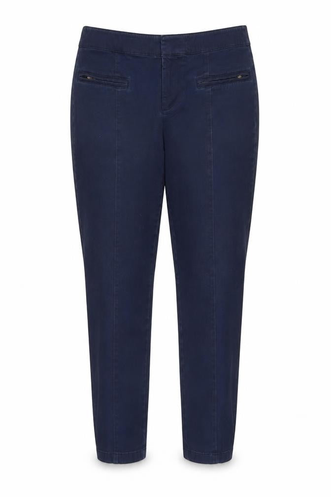 Womens UK Size 12 LOFT Regular Fit Carrot Blue Trousers