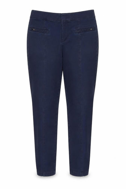 Womens UK Size 12 LOFT Regular Fit Carrot Blue Trousers