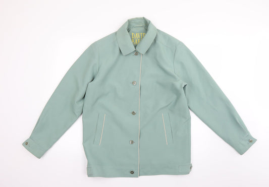 Womens UK Size 12 david barry Green Jacket