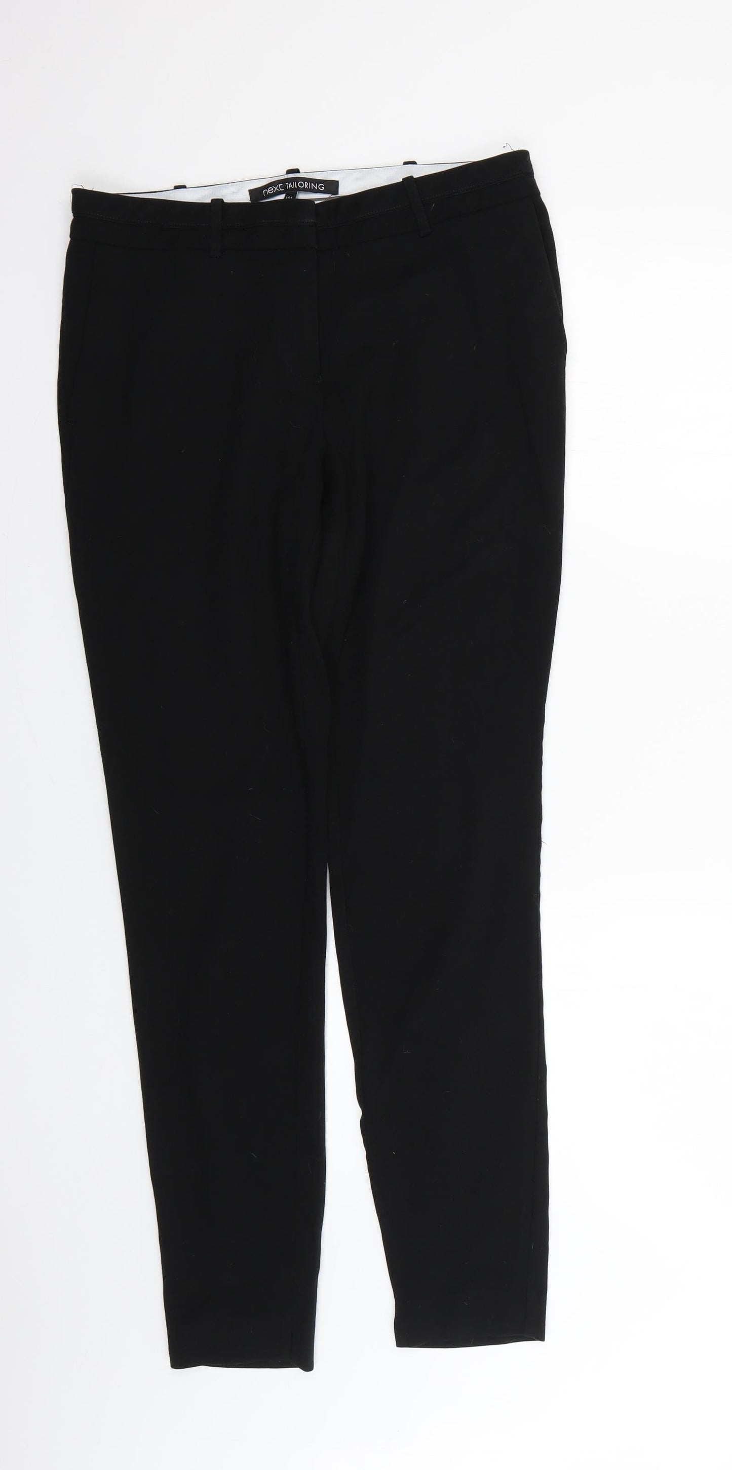Womens UK Size 10 NEXT Regular Fit  Black Trousers