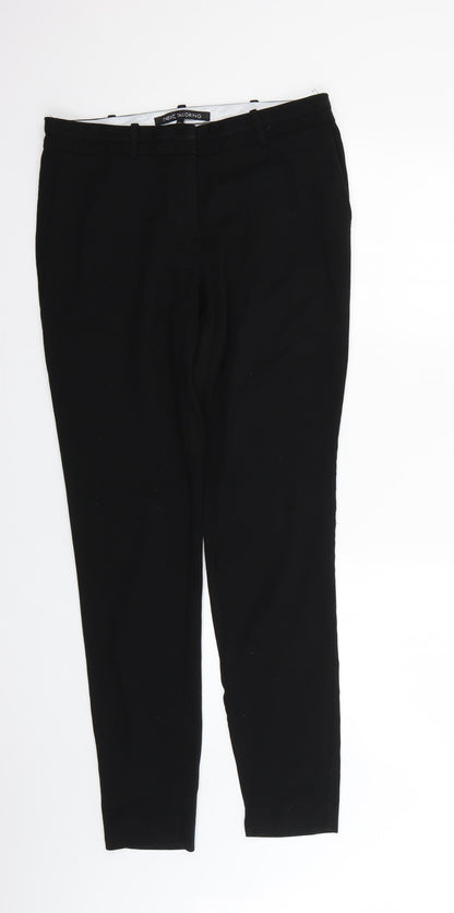Womens UK Size 10 NEXT Regular Fit  Black Trousers