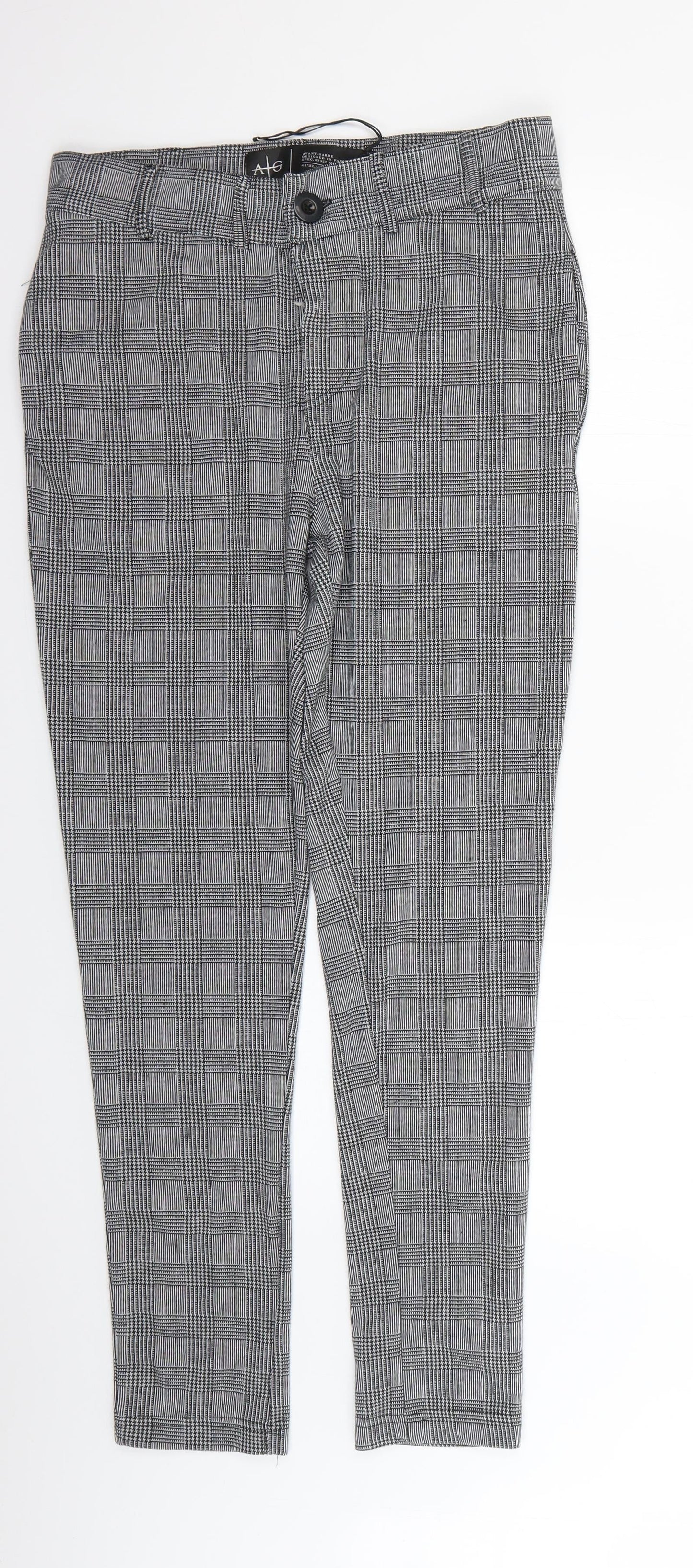 ag Mens Multicoloured Check  Trousers  Size L L27 in