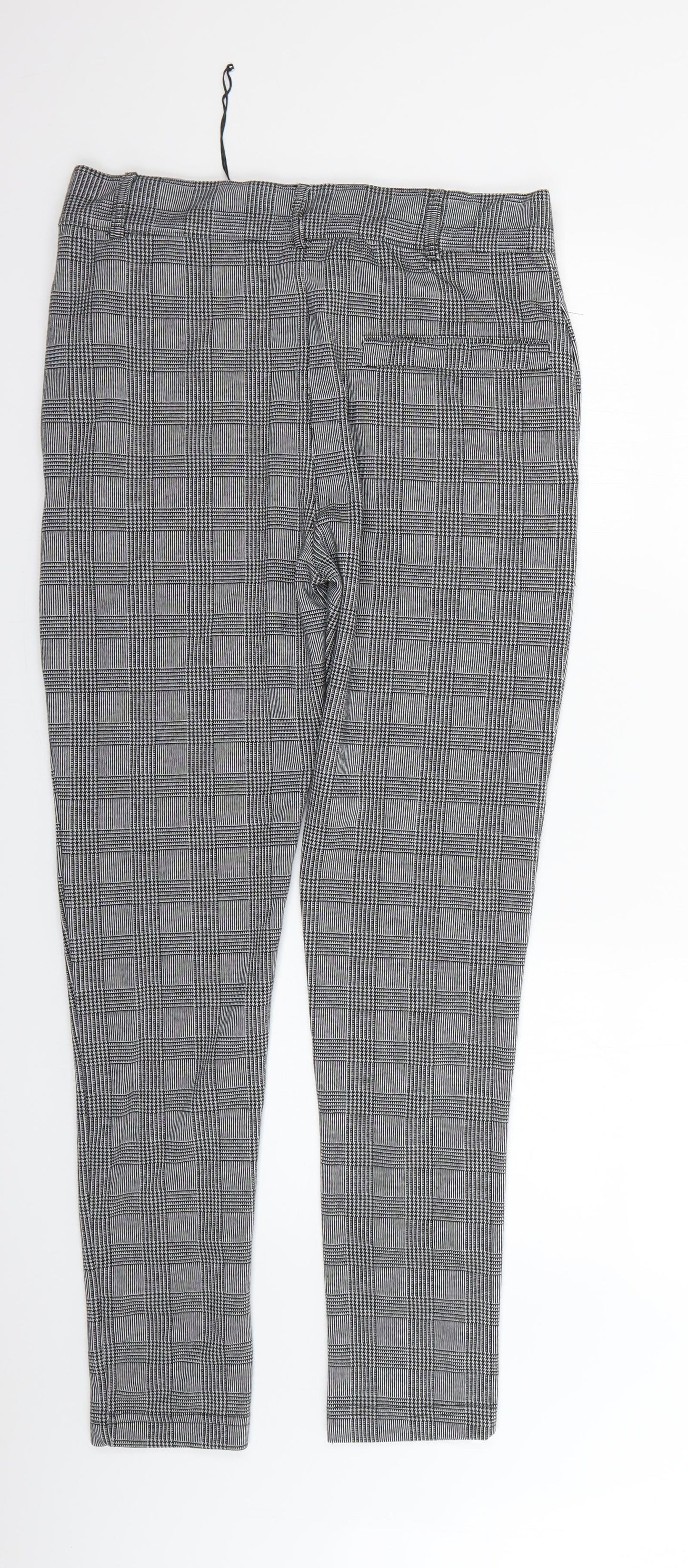 ag Mens Multicoloured Check  Trousers  Size L L27 in